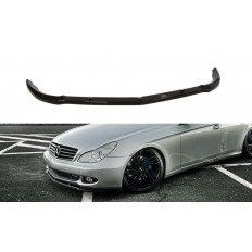 Spoiler / Χειλάκι εμπρός προφυλακτήρα Maxton Design Mercedes Benz CLS C219 STANDARD BUMPER look carbon - (ME-CLS-C219-FD1C)