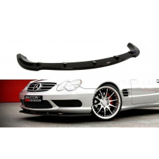 Spoiler / Χειλάκι εμπρός προφυλακτήρα Maxton Design Mercedes Benz SL R230 AMG look carbon - (ME-SL-R230-AMG-FD1C)