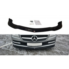 Spoiler / Χειλάκι εμπρός προφυλακτήρα Maxton Design Mercedes Benz SLK R172 μαύρο γυαλιστερό - (ME-SLK-R172-FD1G)