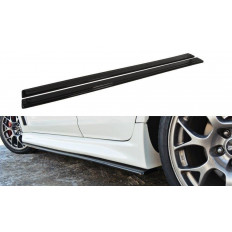 Πρόσθετα Πλαϊνά Μαρσπιέ Maxton Design Mitsubishi Lancer Evo X μαύρο γυαλιστερό - (MI-LA-10-EVO-SD1G)