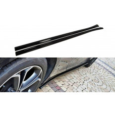 Πρόσθετα Πλαϊνά Μαρσπιέ Maxton Design Opel Astra J GTC μαύρο σαγρέ - (OP-AS-4-GTC-SD1T)