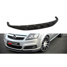 Spoiler / Χειλάκι εμπρός προφυλακτήρα Maxton Design OPEL ZAFIRA B Μαύρο Γυαλιστερό - (OP-ZA-2-FD1G)