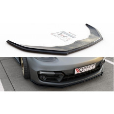 Spoiler / Χειλάκι εμπρός προφυλακτήρα Maxton Design Porsche Panamera Turbo / GTS 971 Μαύρο Γυαλιστερό - (PO-PA-971-T-FD1G)