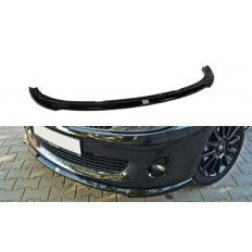 Spoiler / Χειλάκι εμπρός προφυλακτήρα Maxton Design Renault CLIO III RS μαύρο γυαλιστερό - (RE-CL-3-RS-FD1G)