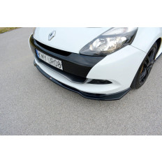 Spoiler / Χειλάκι εμπρός προφυλακτήρα Maxton Design Renault CLIO MK3 RS FACELIFT Carbon Look - (RE-CL-3F-RS-FD1C)