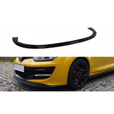 Spoiler / Χειλάκι εμπρός προφυλακτήρα Maxton Design Renault Megane 3 RS Μαύρο Γυαλιστερό - (RE-ME-3-RS-FD1G)