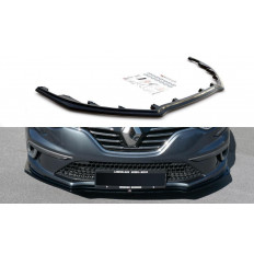 Spoiler / Χειλάκι Εμπρός Προφυλακτήρα Maxton Design Renault Megane MK4 - GT-LINE - Μαύρο Γυαλιστερό - (RE-ME-4-GTLINE-FD1G)