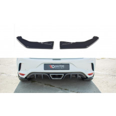 Πλαϊνά πίσω spoiler Maxton Design Renault Megane Mk4 RS μαύρο σαγρέ - (RE-ME-4-RS-RSD1T)