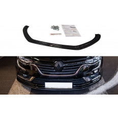 Spoiler / Χειλάκι εμπρός προφυλακτήρα Maxton Design Renault TALISMAN Μαύρο Σαγρέ - (RE-TA-1-FD1T)