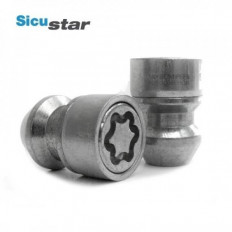 Παξιμάδι Τροχού Ασφαλείας  Type SicuStar M12x1,5 Κλειδί: 19 / Πομπέ R12 Κλειστού τύπου Γαλβανιζέ - (FSS-1209)