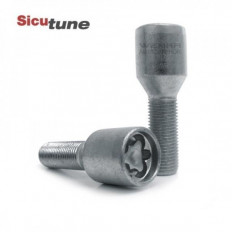 Μπουλόνι Τροχού Ασφαλείας Type Sicutune M12x1,5 / Μήκος: 23mm / Κλειδί: 19 / Κωνικό 60° / Γαλβανιζέ - 4 Τμχ.