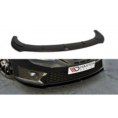 Spoiler / Χειλάκι Εμπρός Προφυλακτήρα Maxton Design Seat Leon MK2 Cupra FR - (2009-2012) Facelift - Μαύρο Γυαλιστερό - (SE-LE-2F-FR-FD1G)