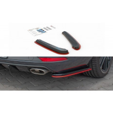Πλαϊνά πίσω spoiler Maxton Design Seat Leon Mk3 Cupra ST Facelift μαύρο γυαλιστερό - (SELE3FCUST-RSD1RRED+RSD1G)