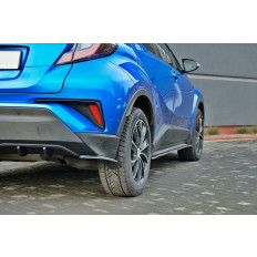 Πλαϊνά πίσω spoiler Maxton Design Toyota C-HR μαύρο σαγρέ - (TO-CH-R-1-RSD1T)