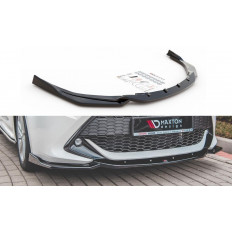 Spoiler / Χειλάκι εμπρός προφυλακτήρα Maxton Design Toyota Corolla XII Touring Sports/ Hatchback Carbon Look - (TO-CO-12-FD2C)