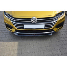 Spoiler / Χειλάκι εμπρός προφυλακτήρα Maxton Design VW ARTEON Carbon Look - (VW-AR-1-RLINE-FD2C)