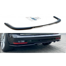 Splitter / Διαχύτης πίσω προφυλακτήρα Maxton Design (με κάθετες μπάρες) Volkswagen Caddy Mk. 4 - Carbon Look - (VW-CA-4-RD1C+RD2C)