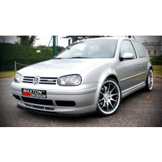 Spoiler / Χειλάκι εμπρός προφυλακτήρα Maxton Design VW GOLF IV Carbon Look - (VW-GO-4-25TH-FD1C)