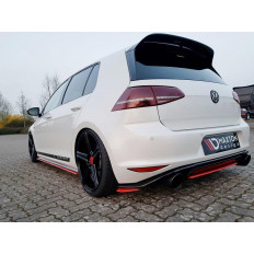 Πλαϊνά πίσω spoiler Maxton Design VW Golf Mk7 GTI CLUBSPORT μαύρο γυαλιστερό - (VW-GO-7-GTI-CS-RSD1G)
