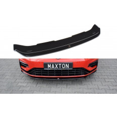 Spoiler / Χειλάκι εμπρός προφυλακτήρα Maxton Design VW GOLF 7 R FACELIFT Μαύρο Γυαλιστερό - (VW-GO-7F-R-FD5G)