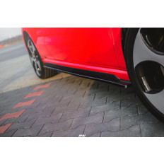 Πρόσθετα Πλαϊνά Μαρσπιέ Maxton Design VW Polo MK5 GTI 6R PREFACE μαύρο σαγρέ - (VW-PO-5-GTI-SD1T)