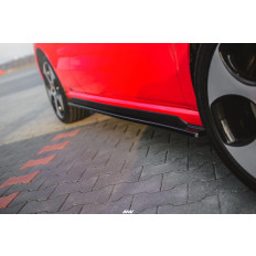 Μαρσπιέ Maxton Design VW Polo MK5 GTI 6R PREFACE μαύρο σαγρέ - (VW-PO-5-GTI-SD1T)