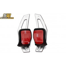 DSG Paddles Aλουμινίου Seat Leon (5F) / VW EOS / Golf 5 & 6 / Polo (6R)/ Passat (3C) & CC / Scirocco - Aσημένια - 2 Τεμ. (VWFXBPGD03)