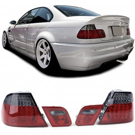 Φανάρια Πίσω Λευκό / Κόκκινο Led BMW Σειρά 3 Coupe E46 (99-03) - (11753)