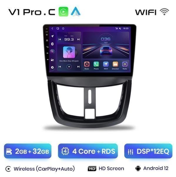 StreetWare - Οθόνη Multimedia Android OEM Peugeot 207 / 207 CC (2006 ...